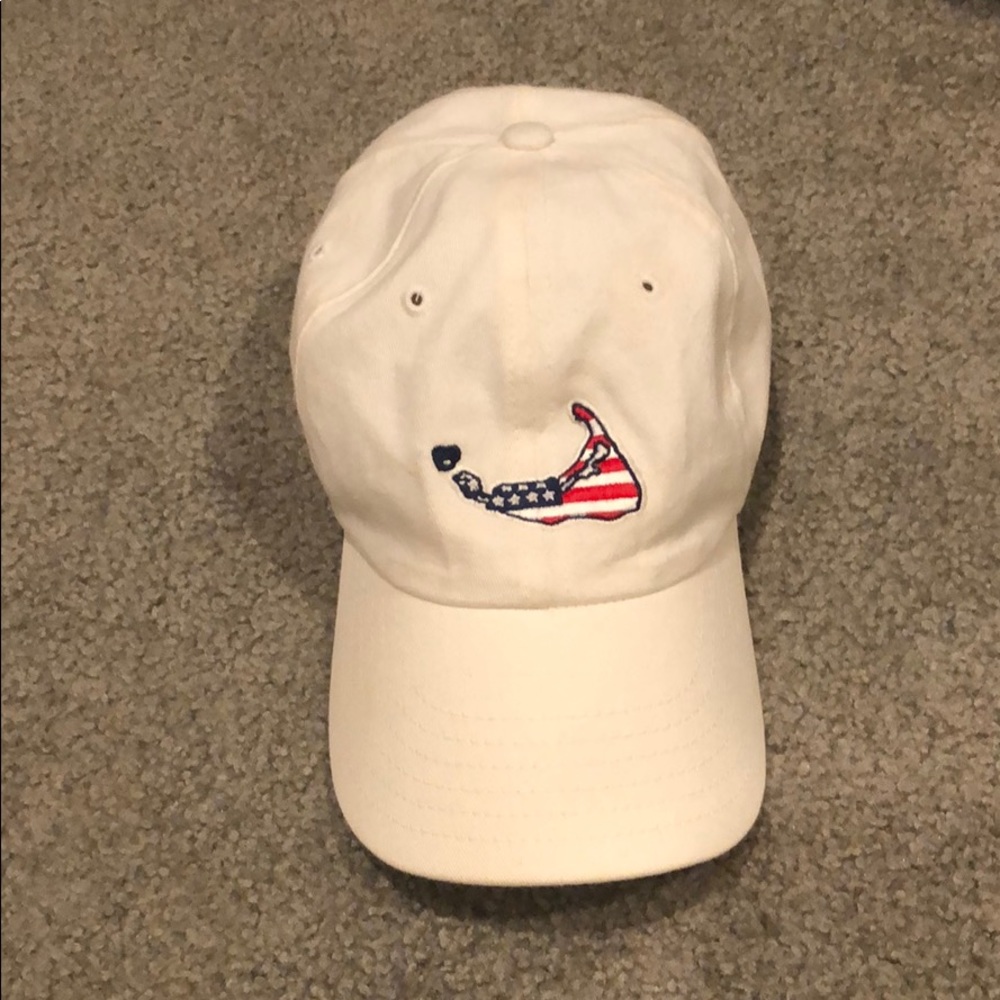 VV WHITE NANTICKET BASEBALL HAT